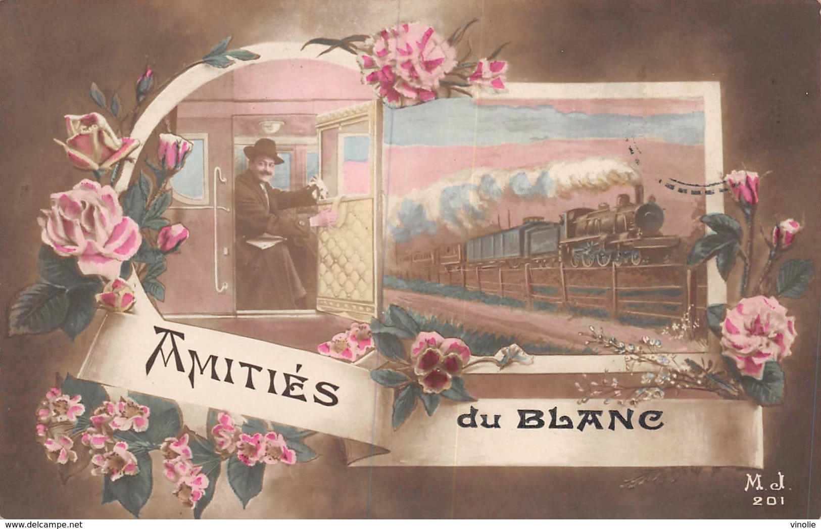 PIE.Montr.19-9577 : AMITIES DU BLANC. - Le Blanc