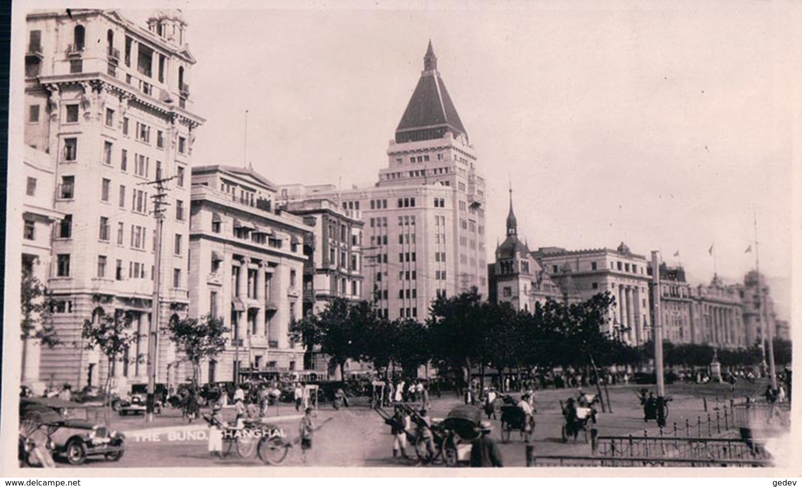 Chine Shanghai, The Bund (1463) Trace De Collage Au Dos - China