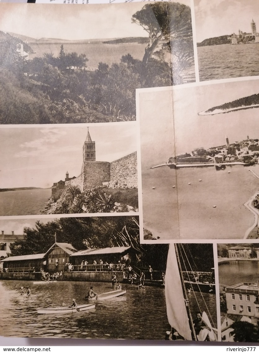 Old Prospekt Guide Depliant Park Hotel - Otok Rab Beautiful Motive Cca 1920./30. Croatia Arbe Quarnero - Tourism Brochures