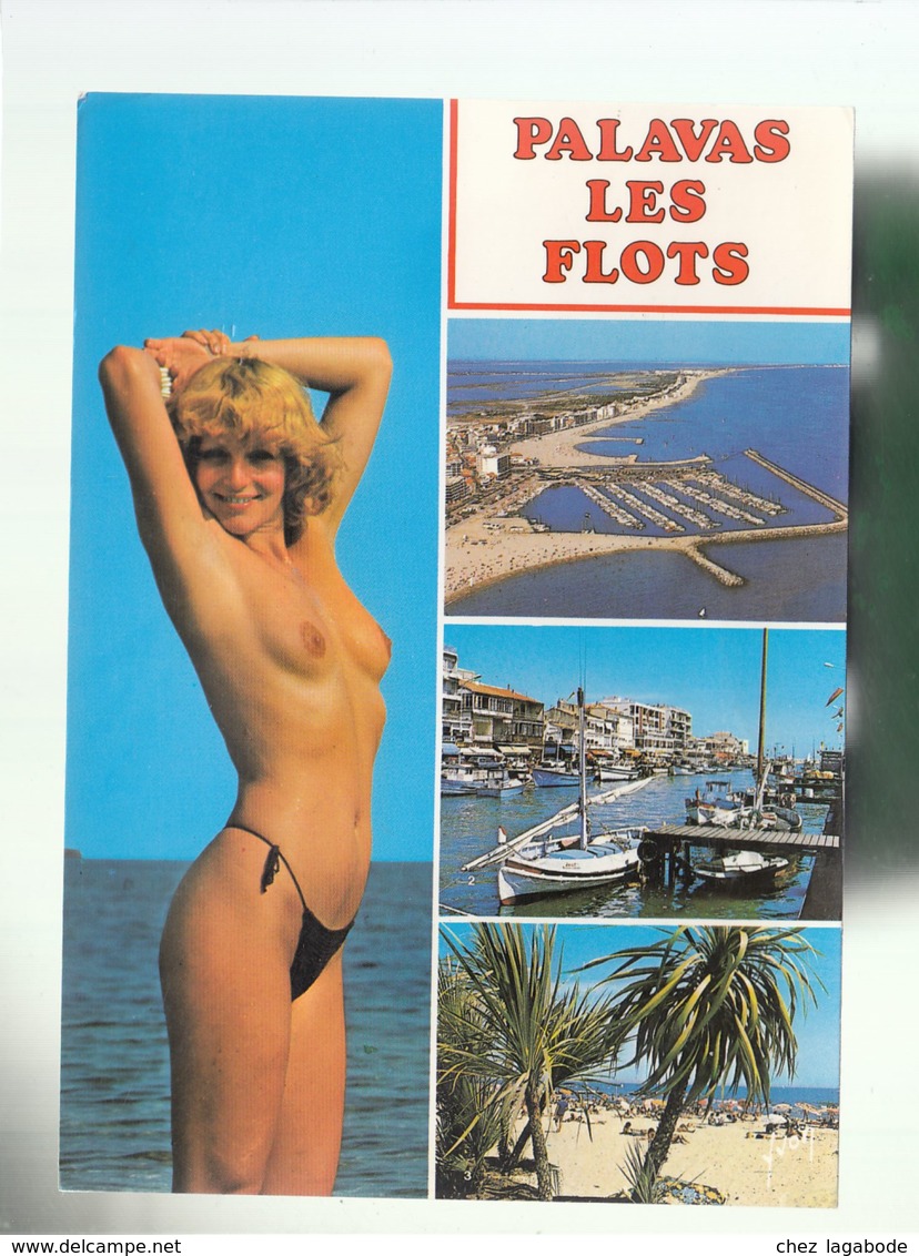 CP (34) Palavas-les-Flots  -  Femme Seins Nus - Palavas Les Flots