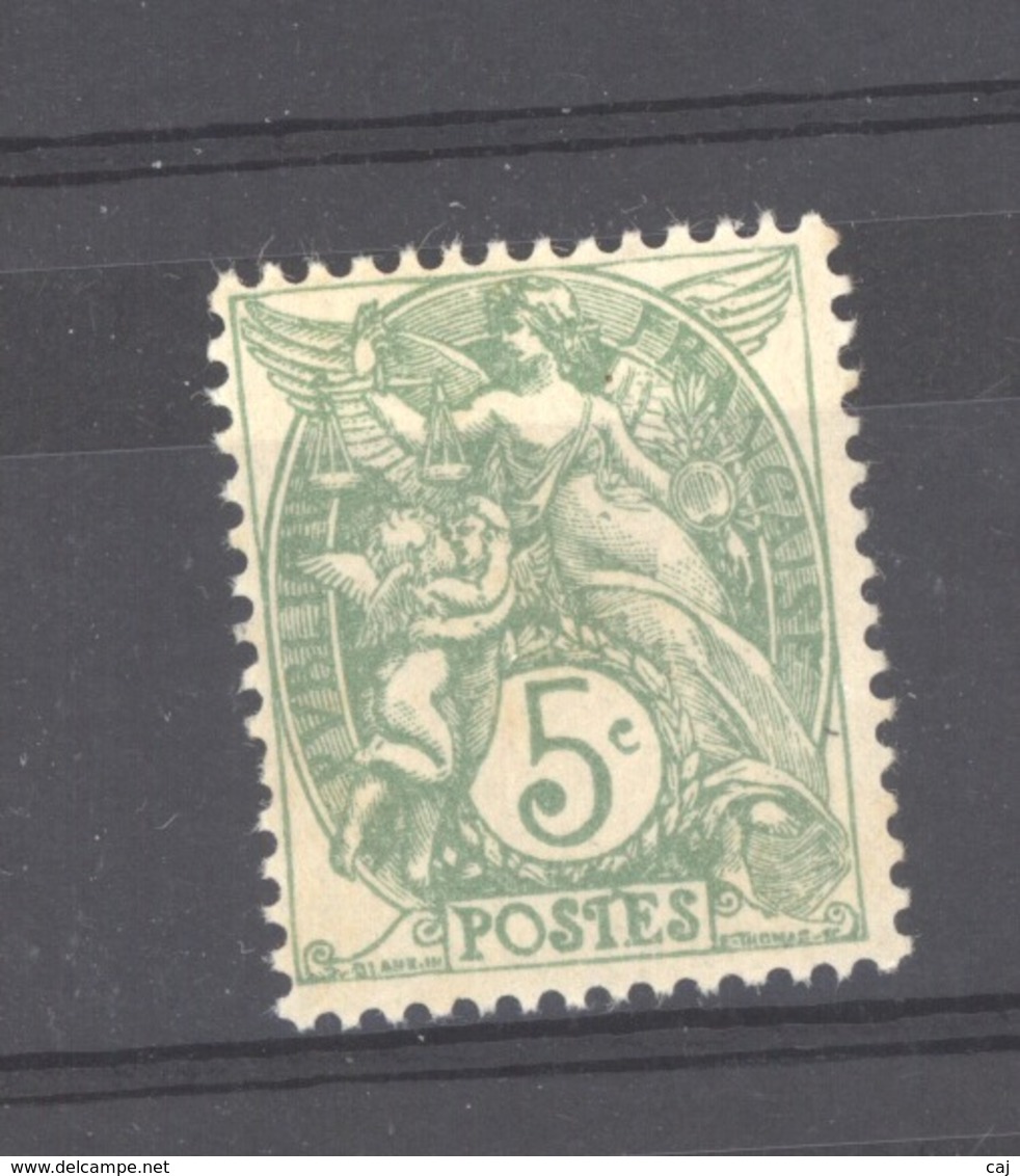 France  :  Yv  111e  **   Type IB  ,  Vert - 1900-29 Blanc