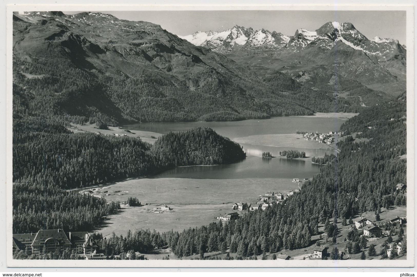 Campfèr Und Silvaplana Mit Silvaplanersee Und Piz La Margna - Silvaplana