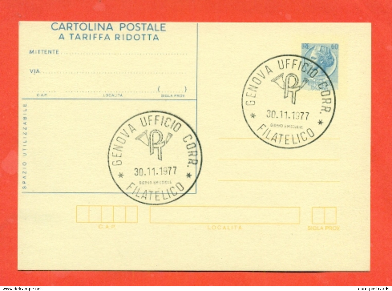 INTERI POSTALI-C177 - FDC - Interi Postali