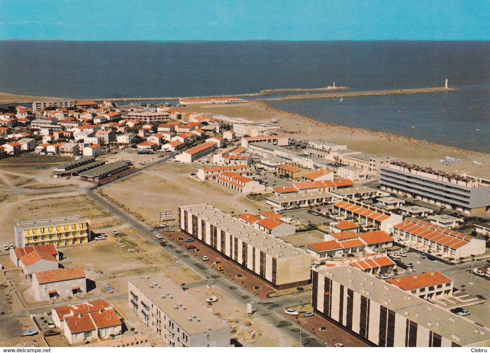 11 Port La Nouvelle, 'Le Golf Du Lion' Vue Par Avion Sur La Plage Et Le Canal - Port La Nouvelle