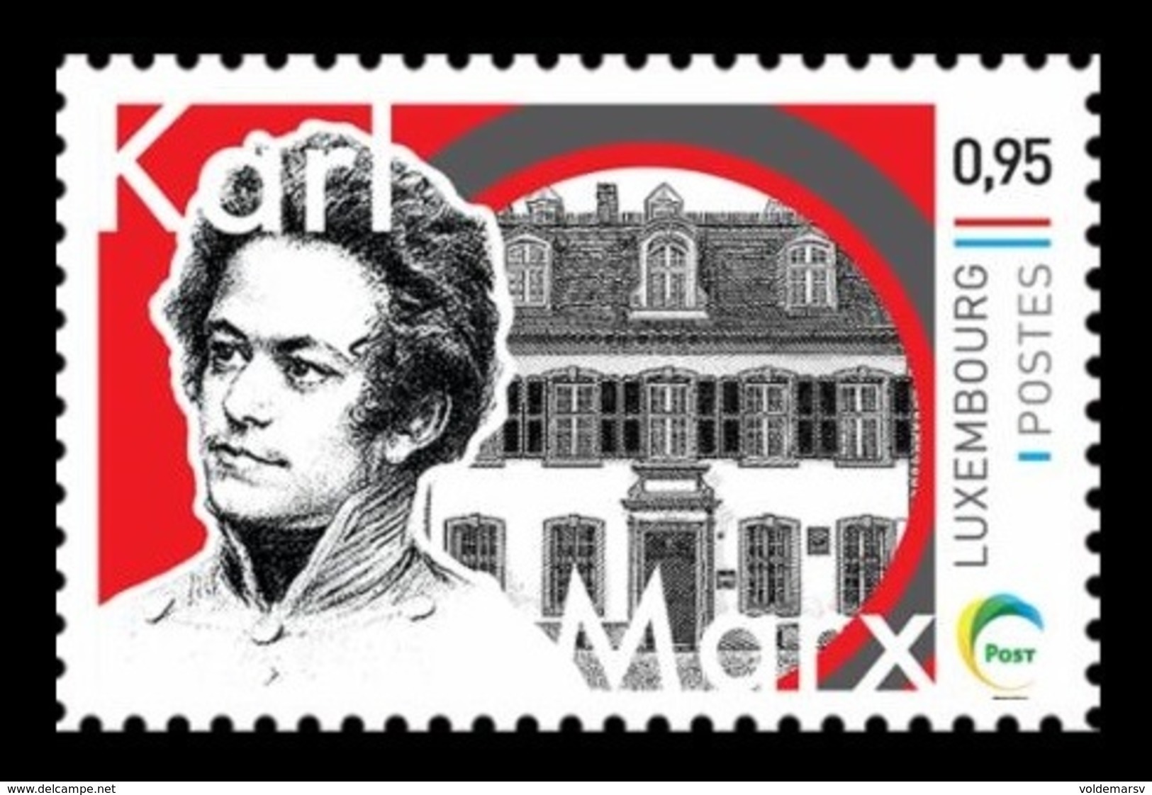 Luxembourg (Meng Post) 2018 No. 111 German Philosopher Karl Marx MNH ** - Neufs