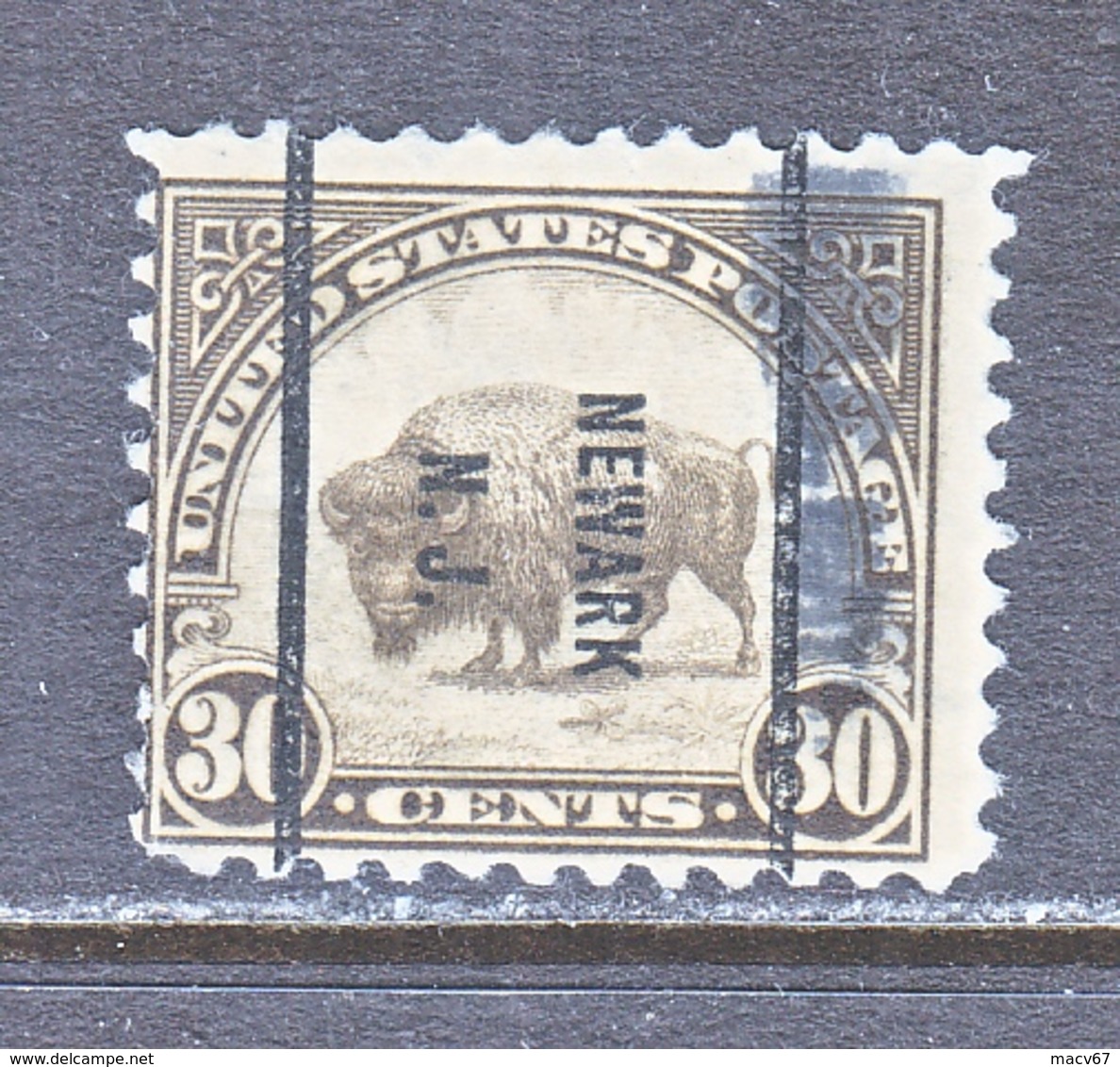 U.S. 700    (o)    N.J.  PERF. 10 1/2 X 11  1931  Issue - Precancels