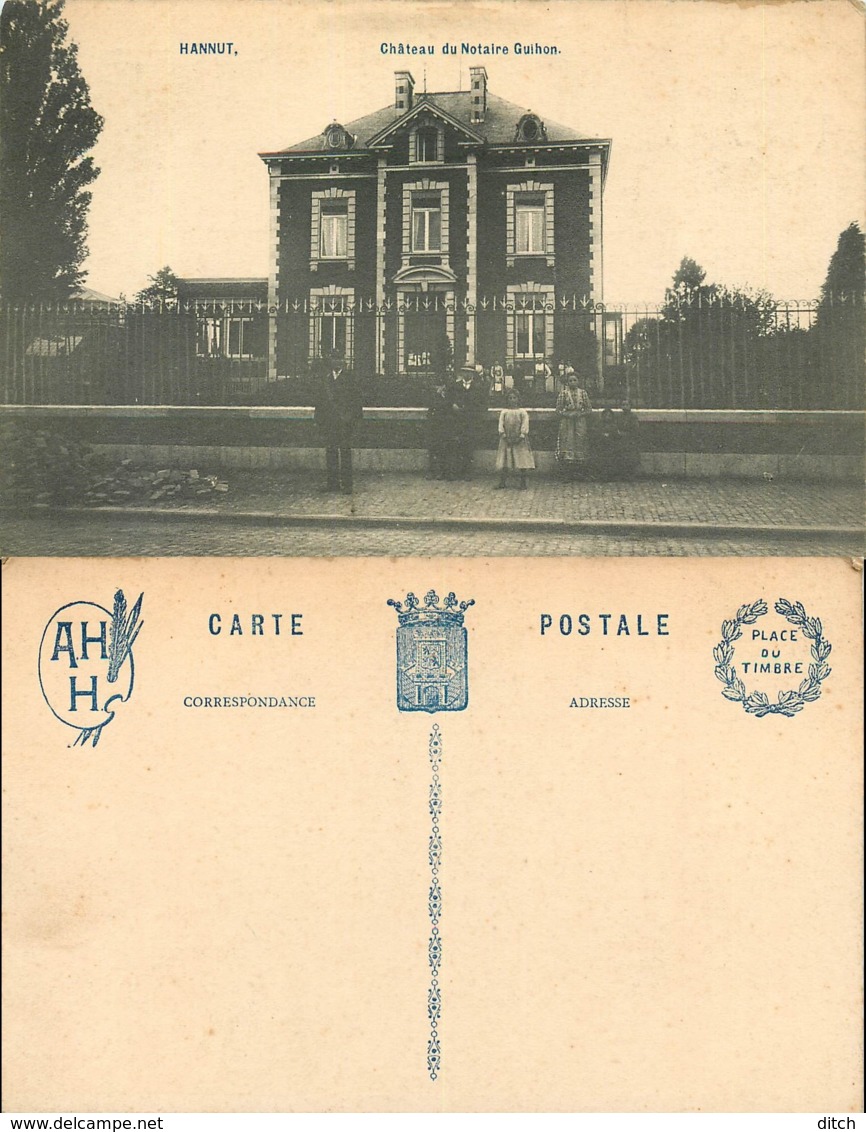 D - [515473]B/TB//-Belgique  - Hannut, Château Du Notaire Guihon - Hannut