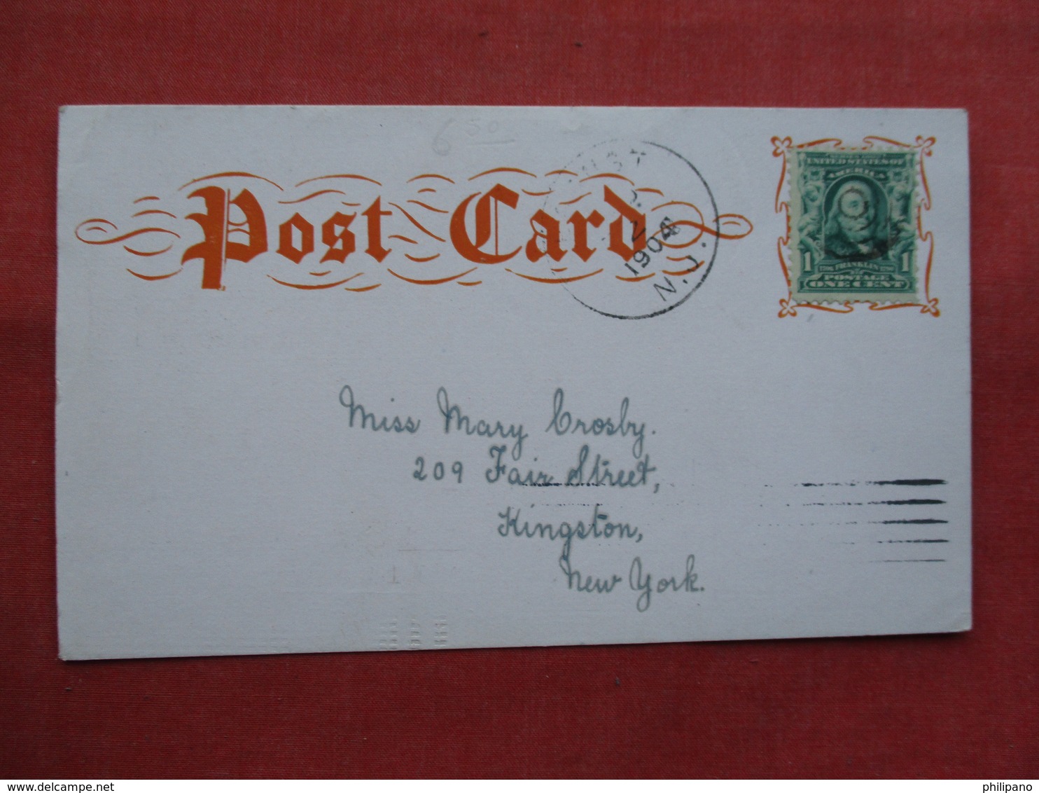 Atlantic Highlands   1904 Cancel    New Jersey >       -ref    3572 - Other & Unclassified