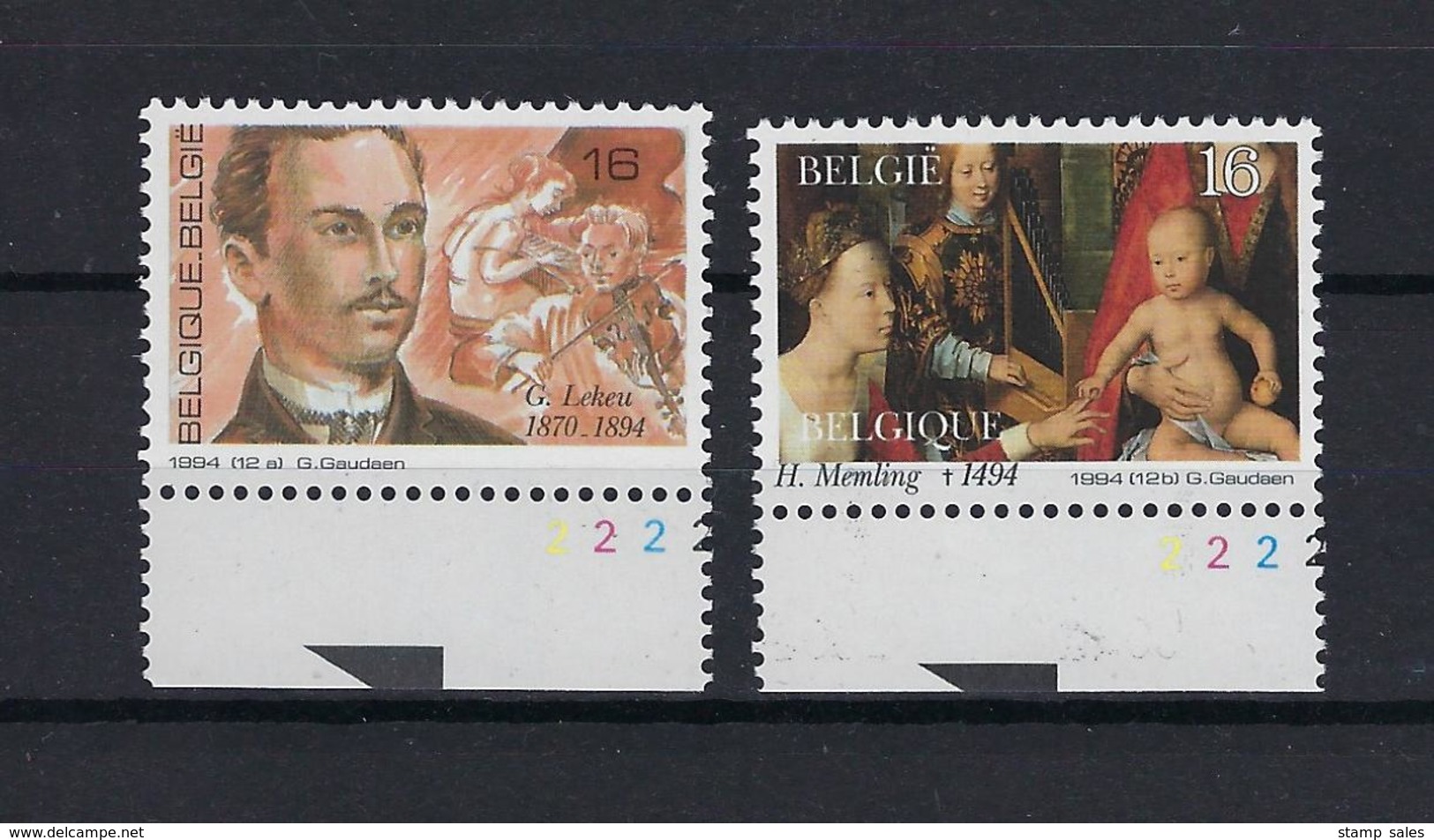 N°2569/2570 (pltn°2) MNH ** POSTFRIS ZONDER SCHARNIER SUPERBE - 1991-2000