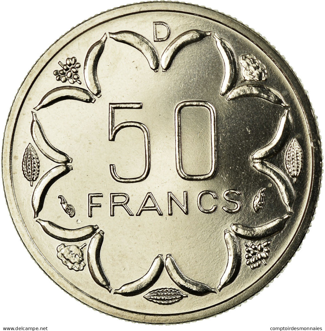 Monnaie, États De L'Afrique Centrale, 50 Francs, 1976, Paris, ESSAI, FDC - Gabón