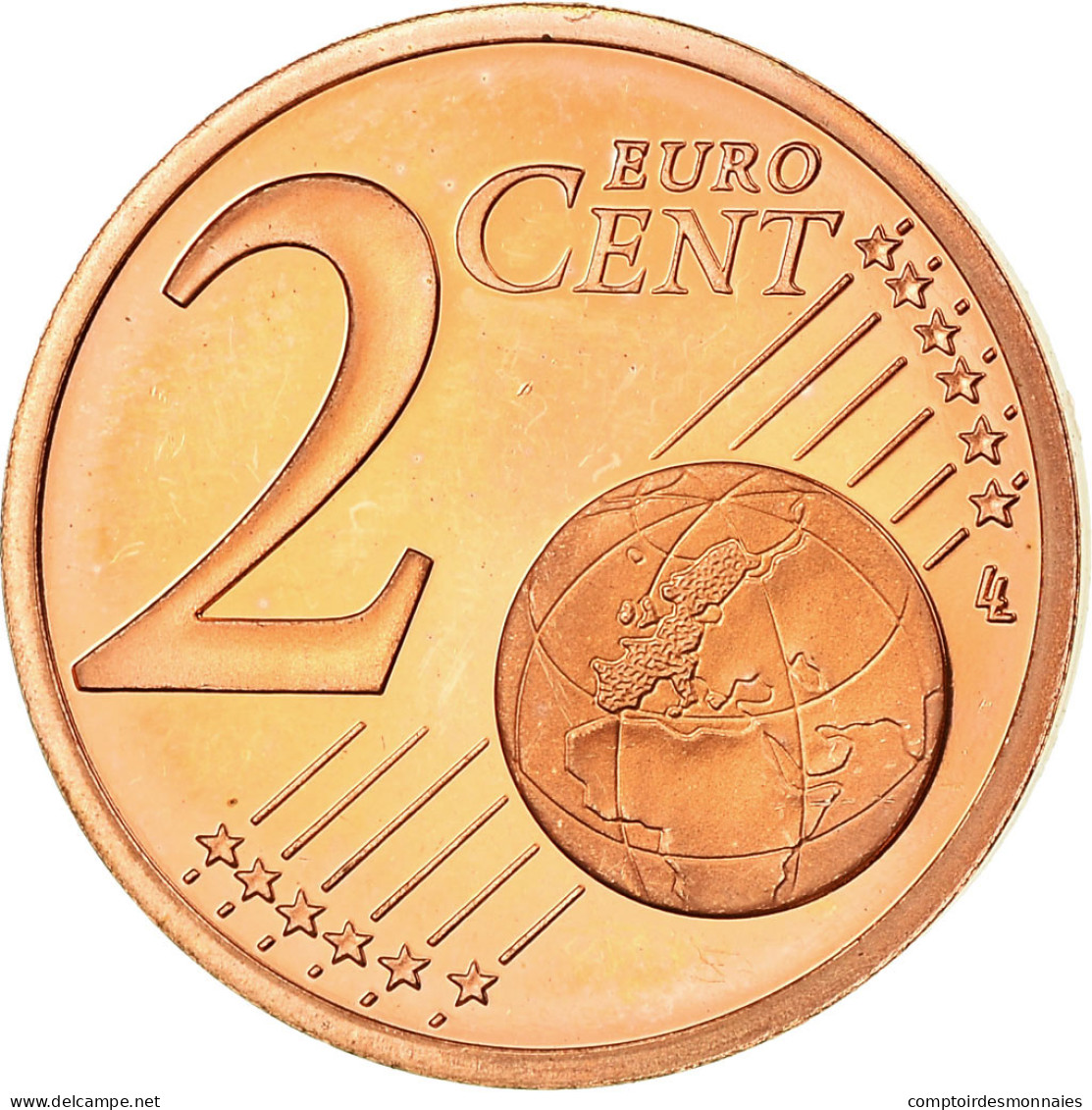 Monaco, 2 Euro Cent, 2005, BE, FDC, Copper Plated Steel, KM:168 - Monaco