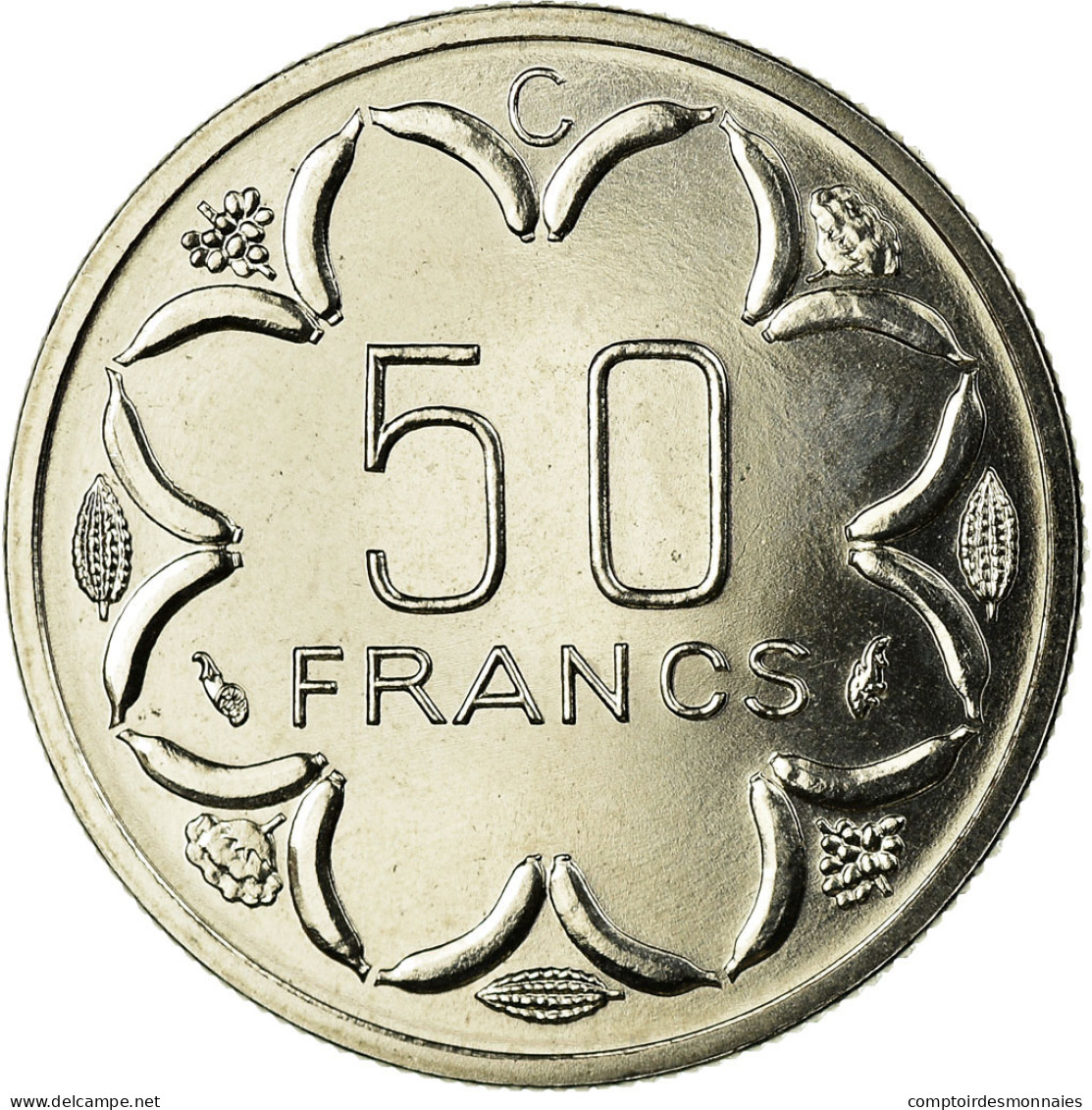 Monnaie, États De L'Afrique Centrale, 50 Francs, 1976, Paris, ESSAI, FDC - Kongo - Zaire (Dem. Republik, 1964-70)