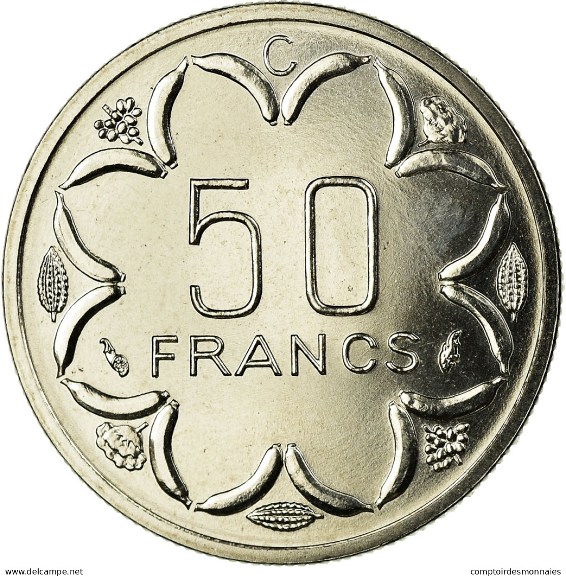 Monnaie, États De L'Afrique Centrale, 50 Francs, 1976, Paris, ESSAI, FDC - Congo (Democratische Republiek 1964-70)