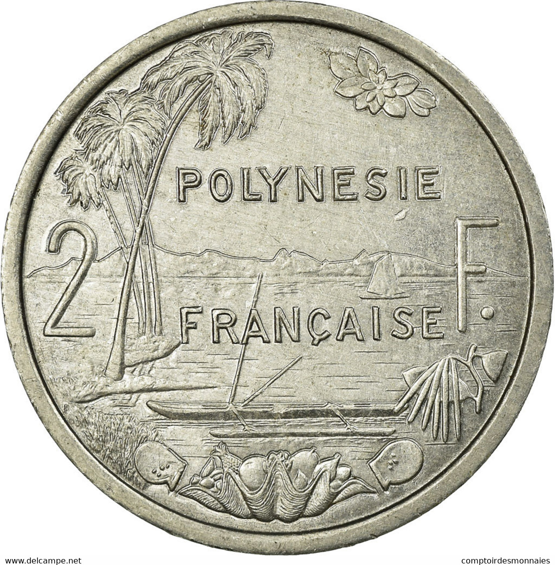 Monnaie, French Polynesia, 2 Francs, 1996, Paris, SUP, Aluminium, KM:10 - Polinesia Francese