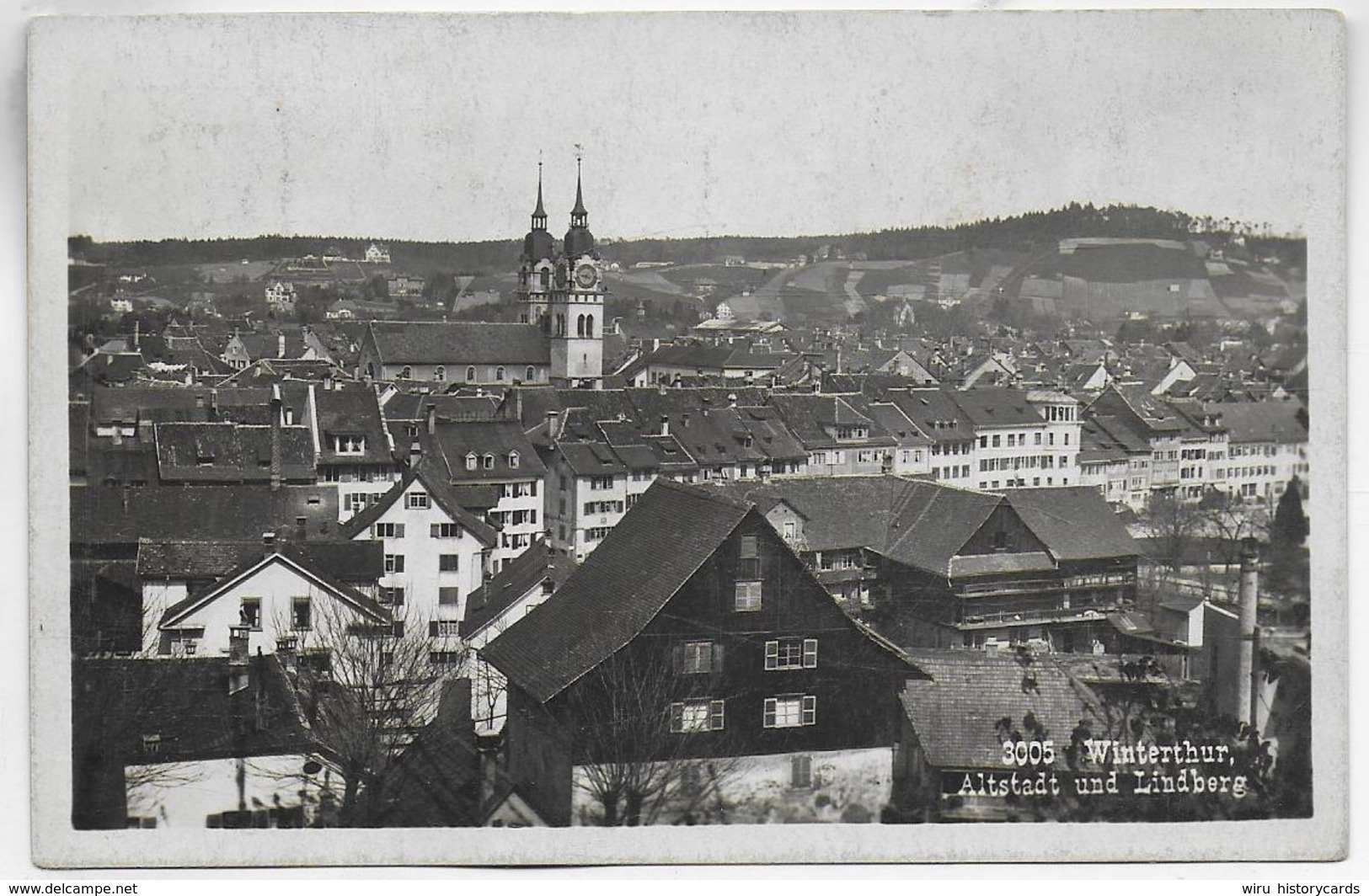 AK 0306  Winterthur - Altstadt Und Lindberg / Verlag Finzi Ca. Um 1930 - Sonstige & Ohne Zuordnung