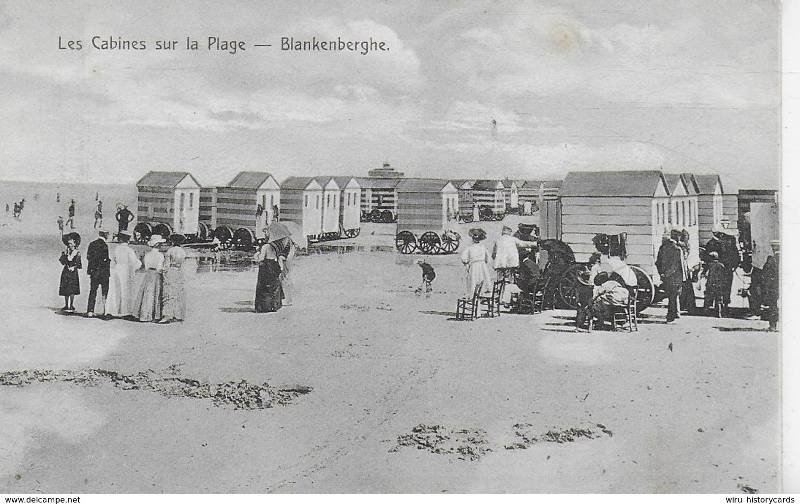 AK 0306  Blankenberghe ( Blankenberge )  - Les Cabines Sur La Plage Um 1900-1910 - Blankenberge