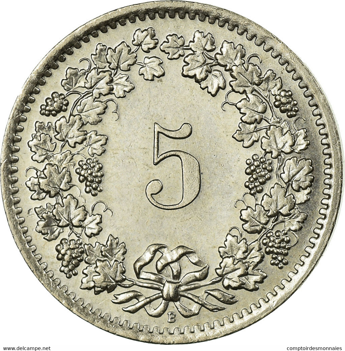Monnaie, Suisse, 5 Rappen, 1967, Bern, SUP, Copper-nickel, KM:26 - Autres & Non Classés