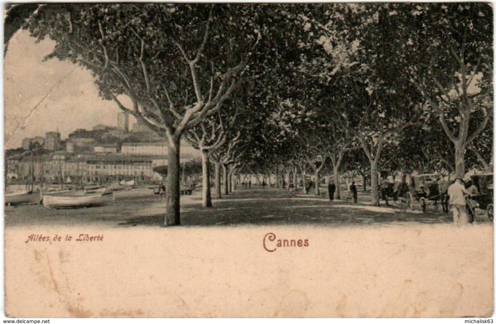 51et 842 CPA - CANNES ALLEES DE LA LIBERTE - Cannes