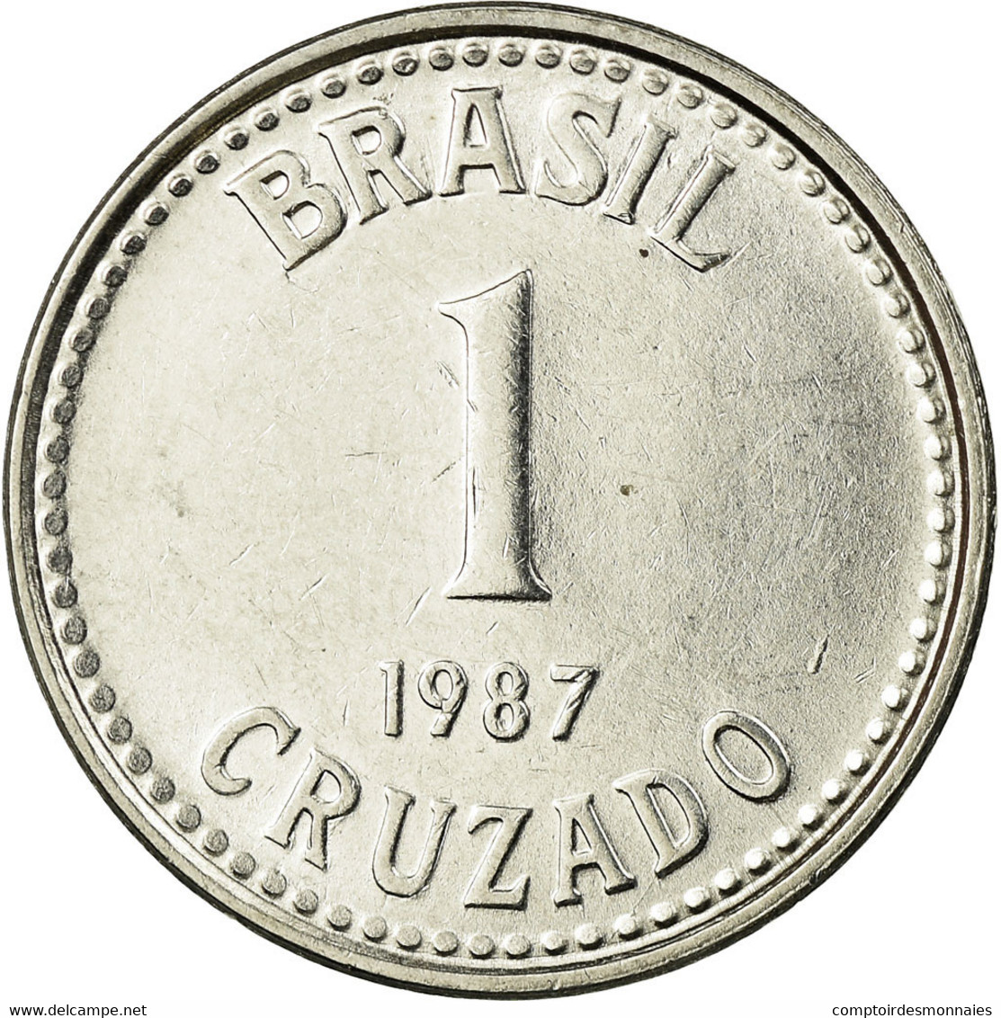 Monnaie, Brésil, Cruzado, 1987, SPL, Stainless Steel, KM:605 - Brazil