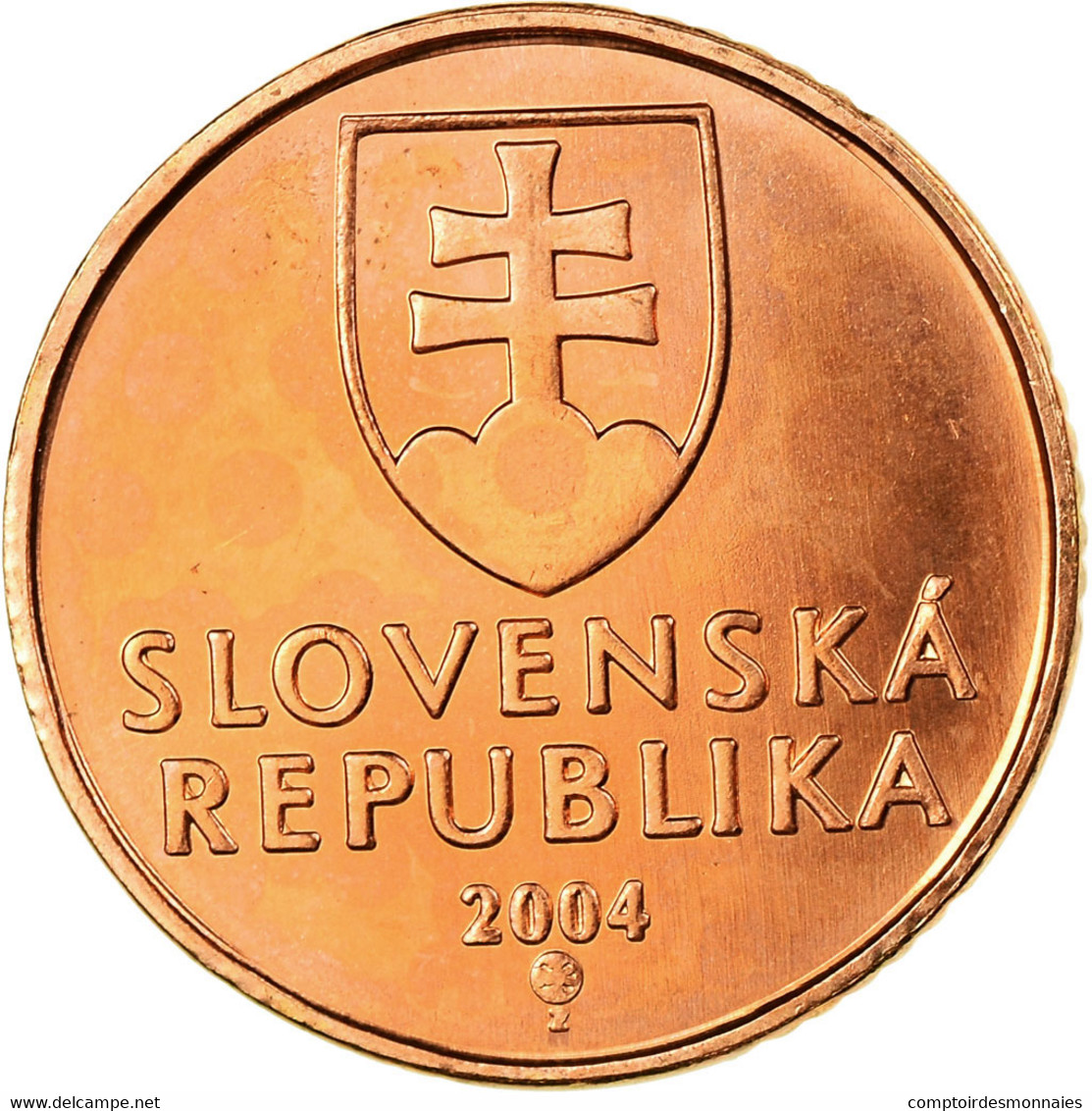 Monnaie, Slovaquie, 50 Halierov, 2004, SPL, Copper Plated Steel, KM:35 - Slovaquie