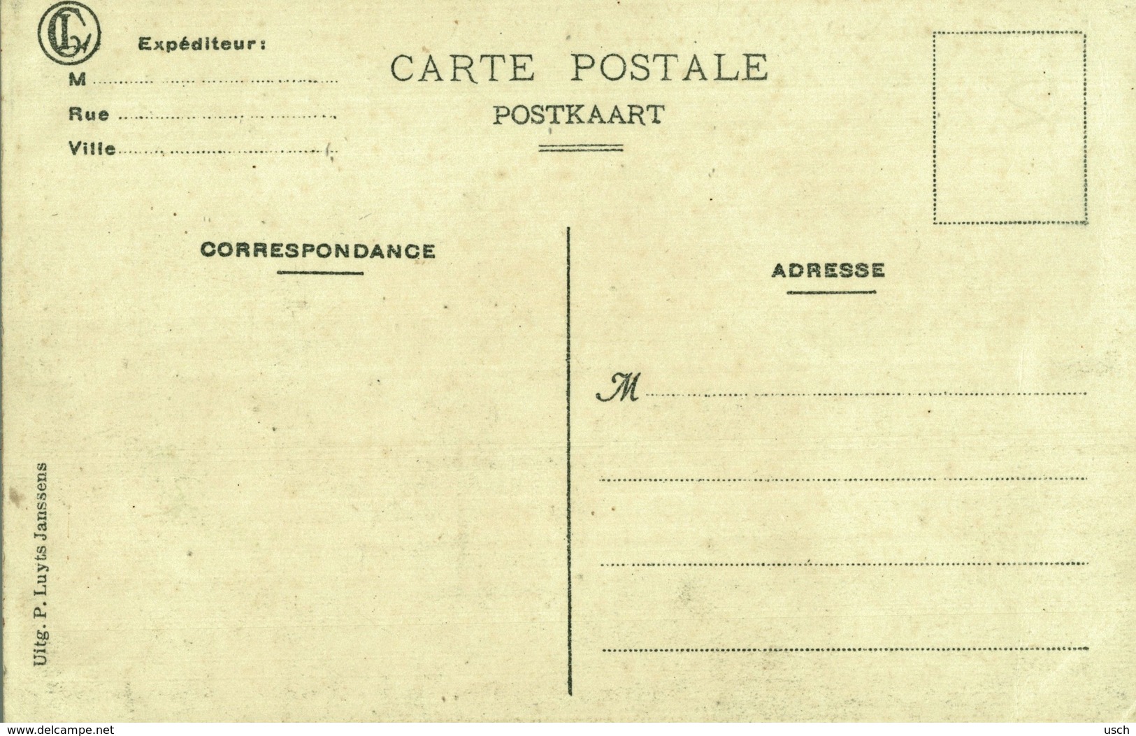 Cpa SANTVLIET - ZANDVLIET - ANTWERPEN, Polderzicht, Carte Colorisée, édit.: P. LUYTS JANSSENS - Autres & Non Classés