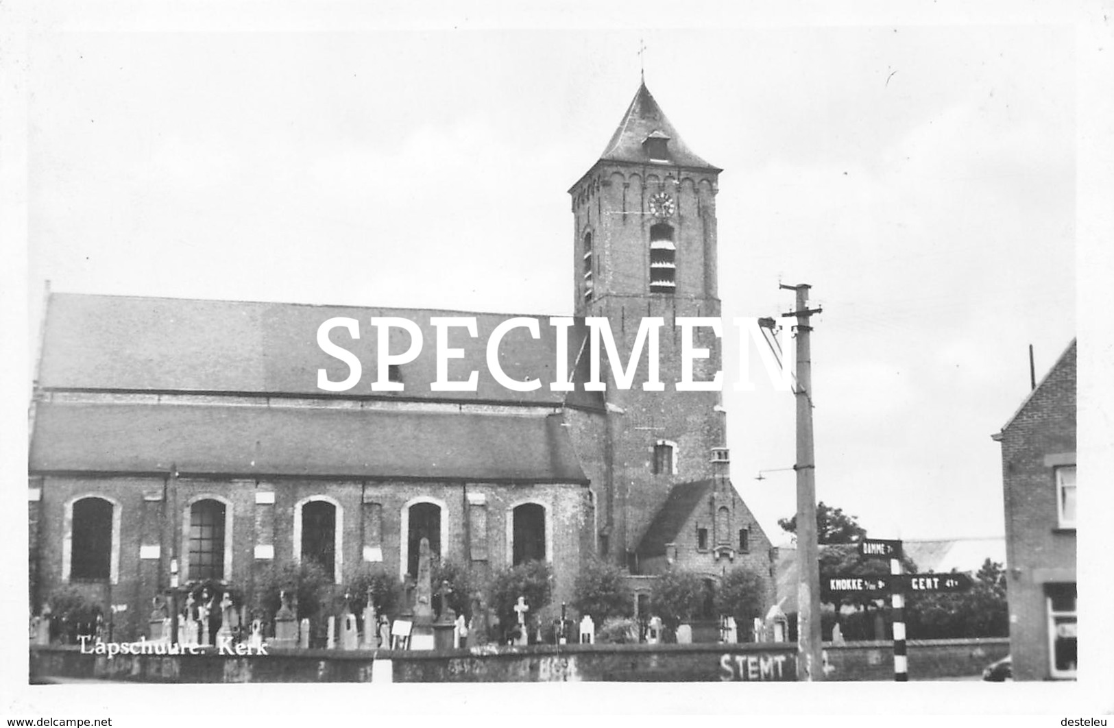 Fotokaart 2 De Kerk - Lapscheure - Damme