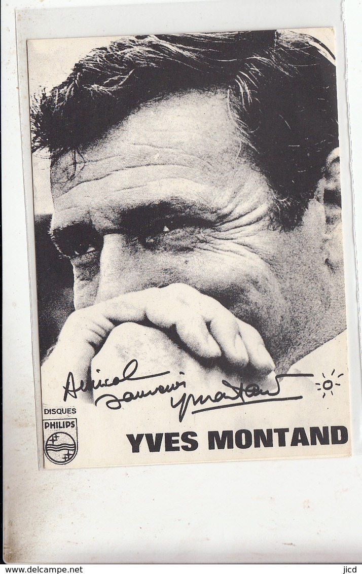 Cpsm  Yves Montand - Entertainers
