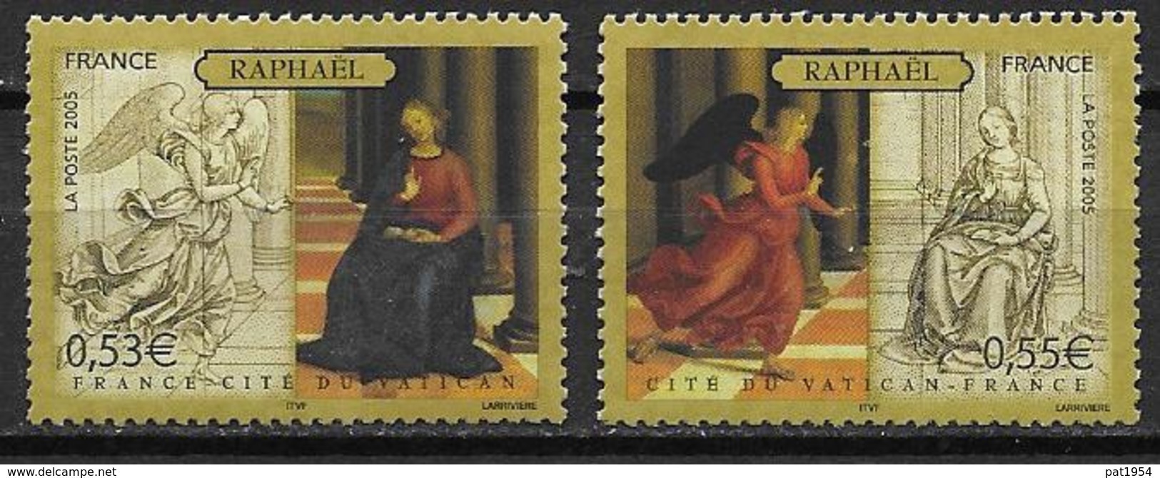 France 2005 N°3838/3839 Neufs Art Peintures Issus Du Bloc à La Faciale - 10% - Unused Stamps