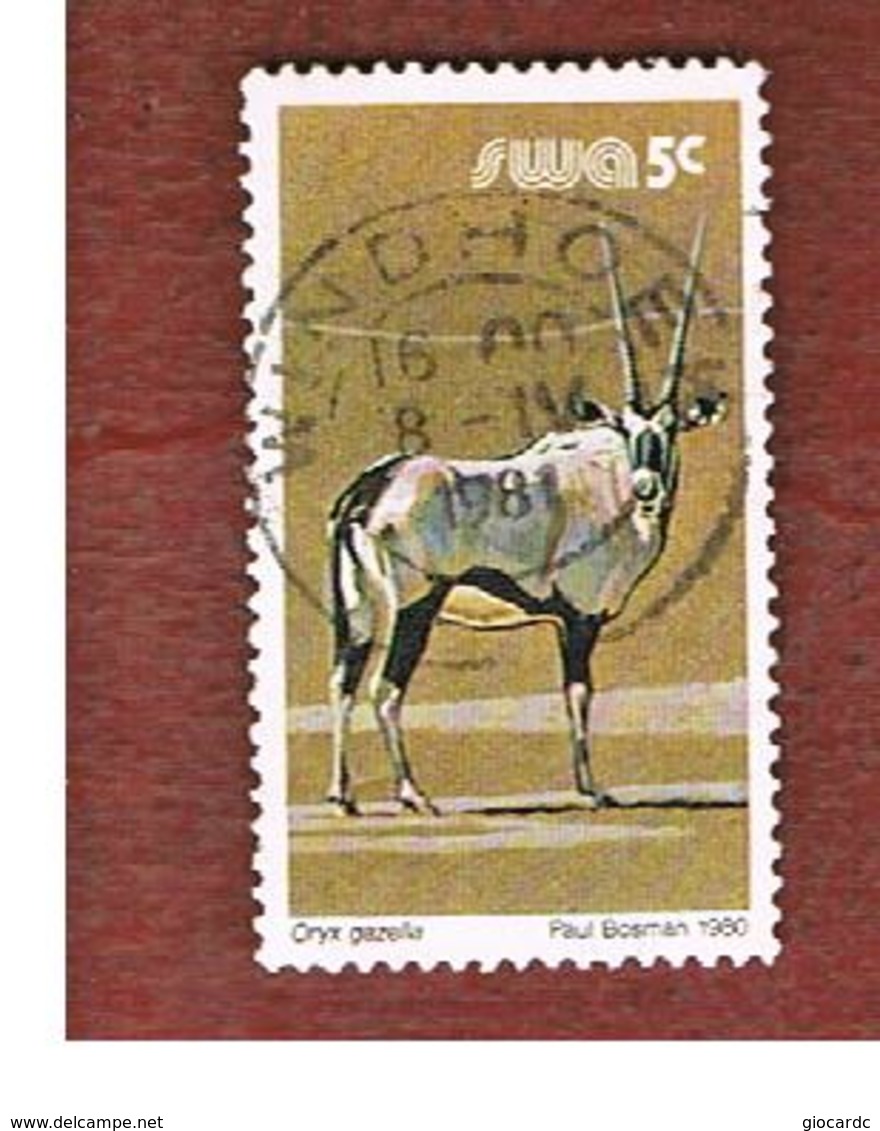 AFRICA SUD OVEST ( SWA -  SOUTH WEST AFRICA) -  SG 353 -  1980 ANIMALS: GEMSBOK   - USED ° - Africa Del Sud-Ovest (1923-1990)