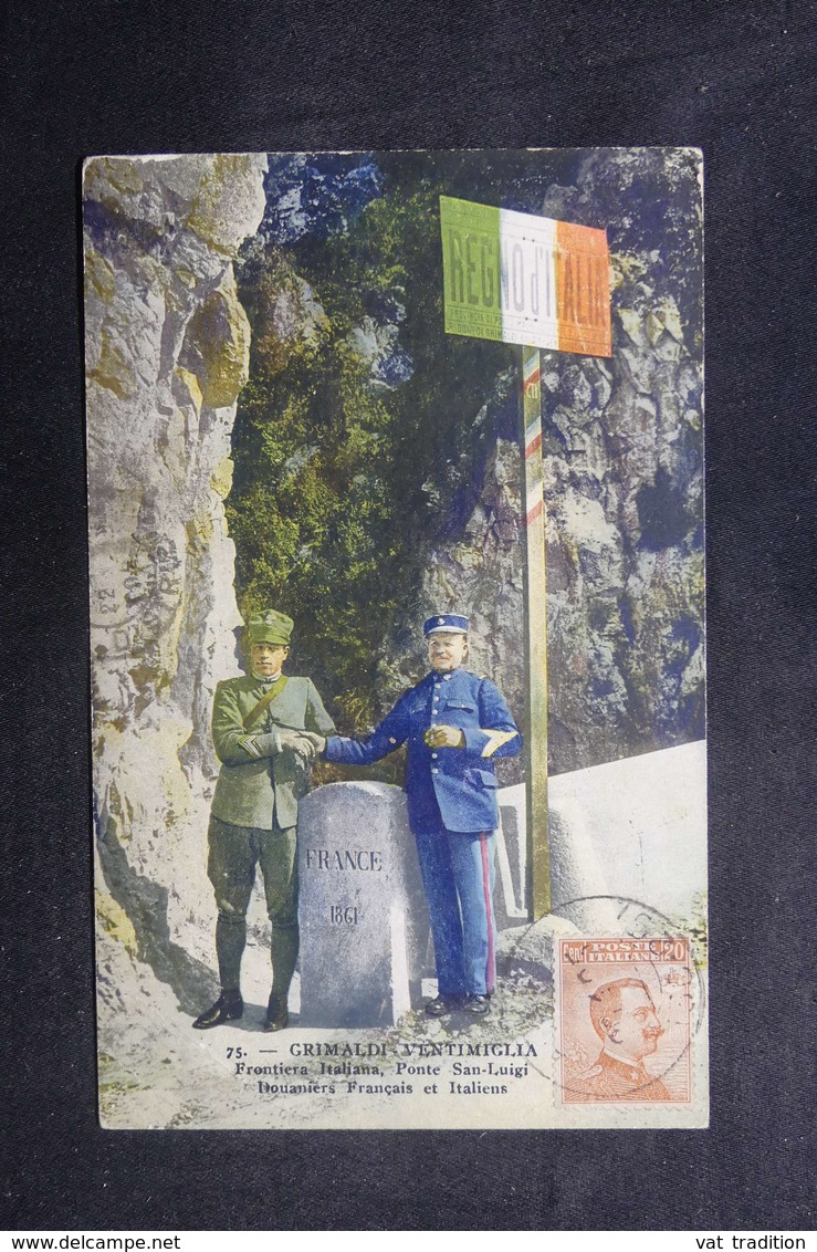 DOUANE - Carte Postale - Douaniers Italiens Et Français - L 40956 - Douane