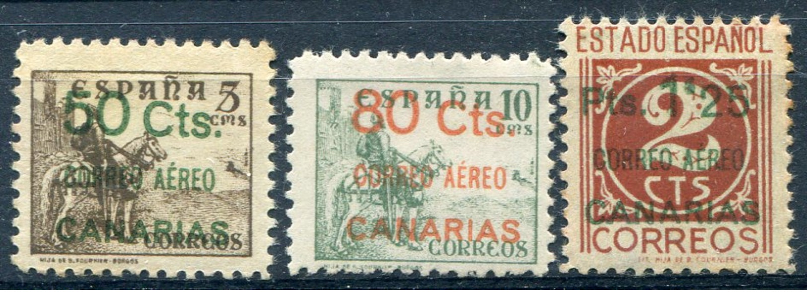 CANARIAS    Nº  34 / 36  Charnela -1017 - Nuevos