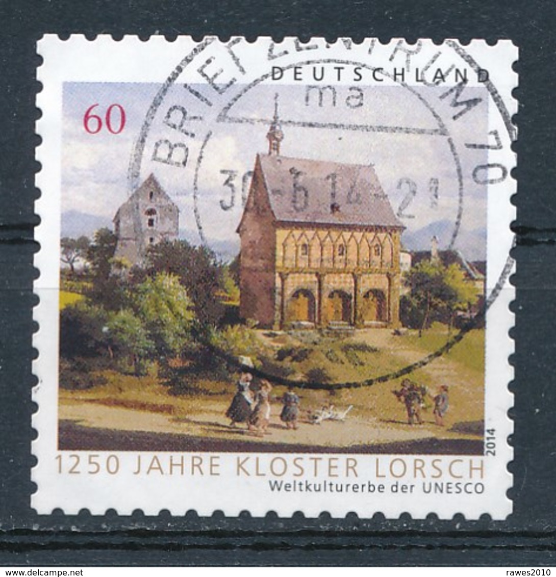 BRD Mi. 3050 Gest. 1250 Jahre Kloster Lorsch UNESCO Welterbe Rundstempel - Abbeys & Monasteries