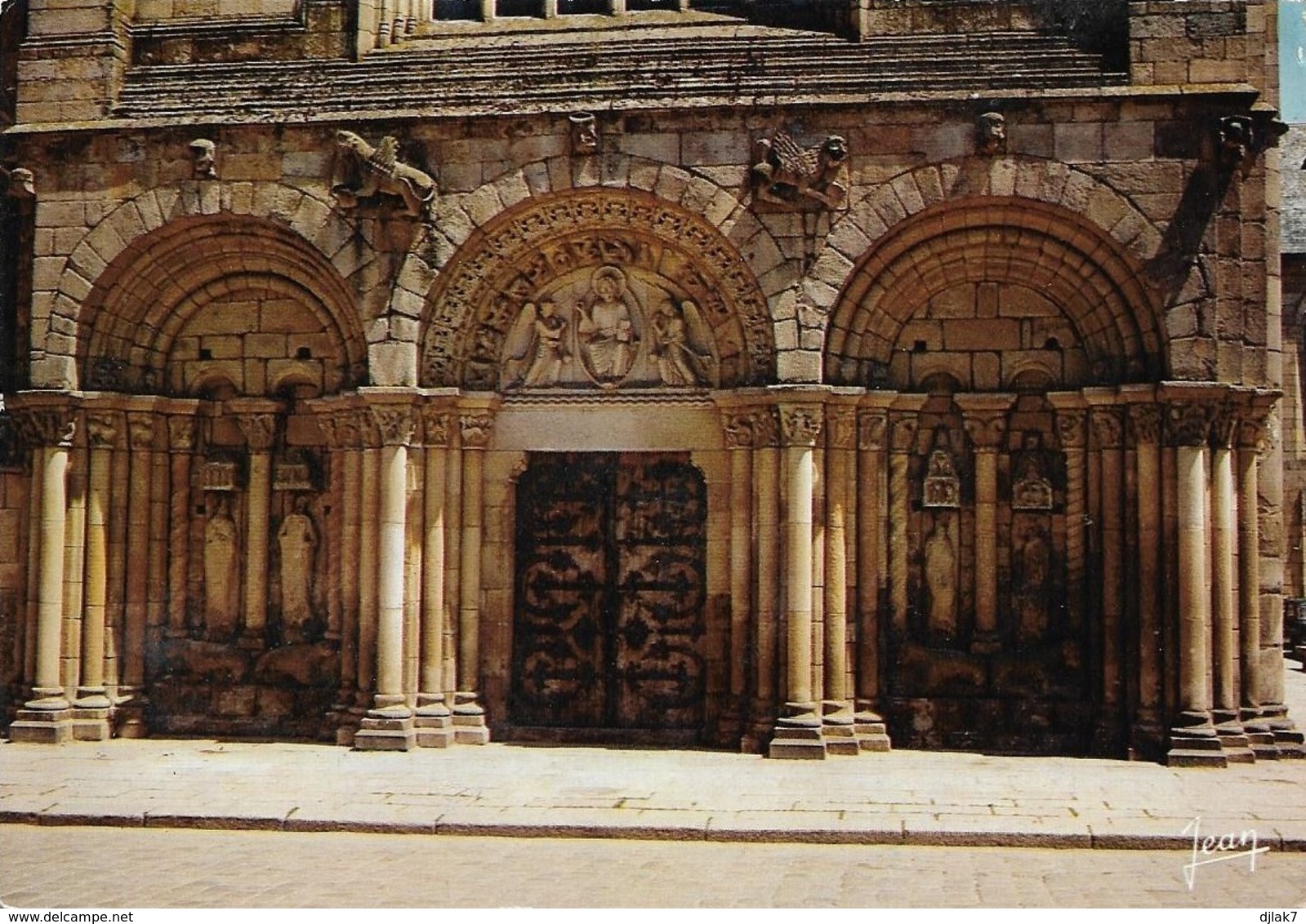 22 Dinan Les Trois Porches De La Basilique (2 Scans) - Dinan