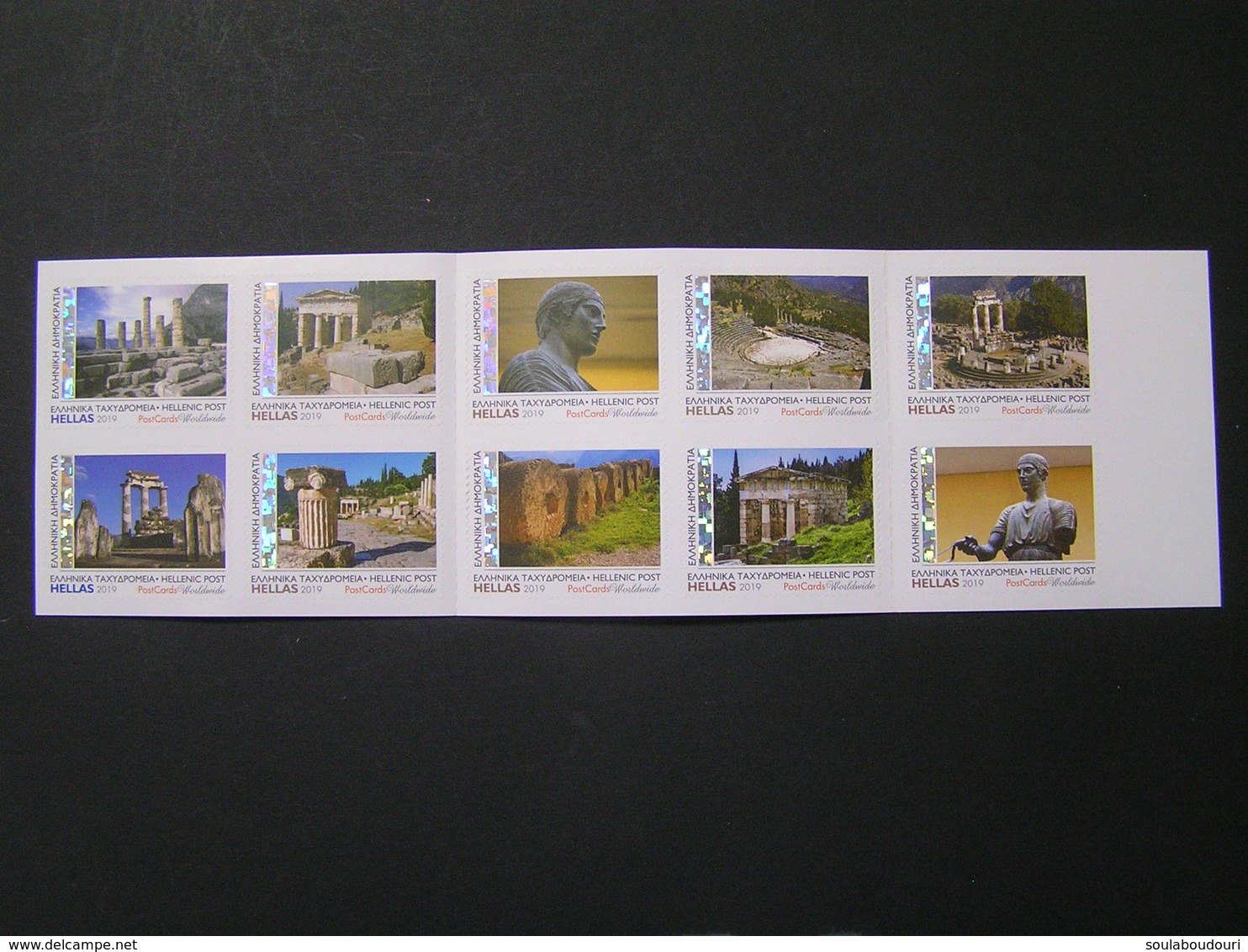 GREECE 2019 Booklets SELF-ADHESIVE Stamps DELPHI MNH.. - Booklets