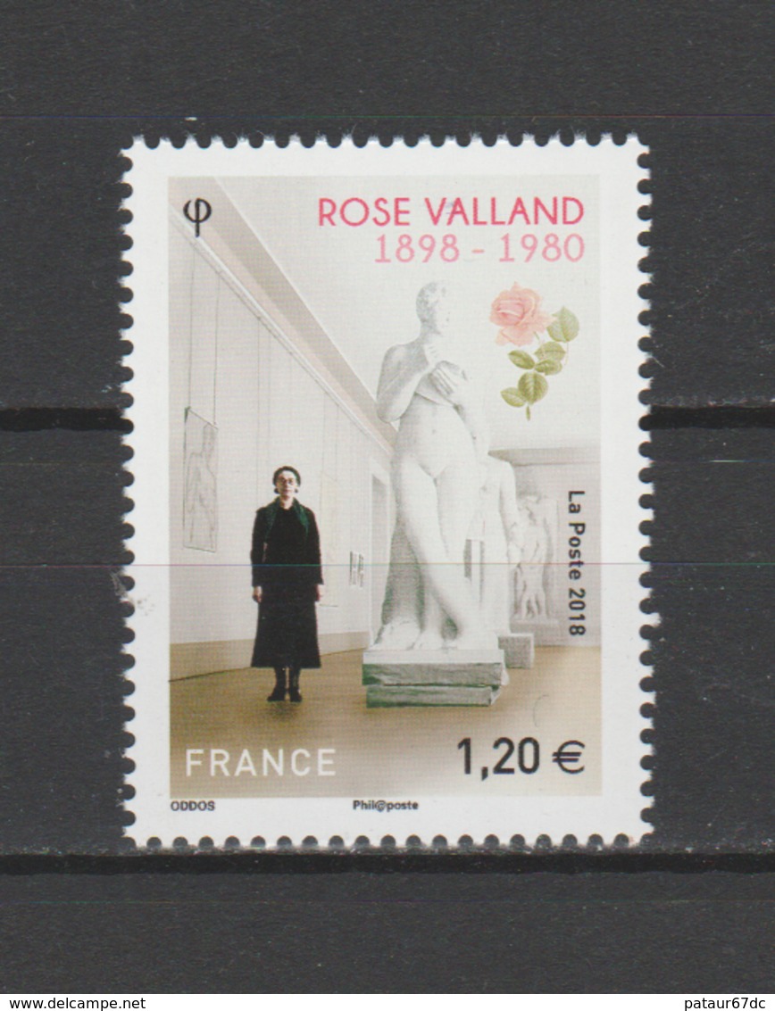 FRANCE / 2018 / Y&T N° 5267 ** : Rose Valland - Gomme D'origine Intacte - Neufs