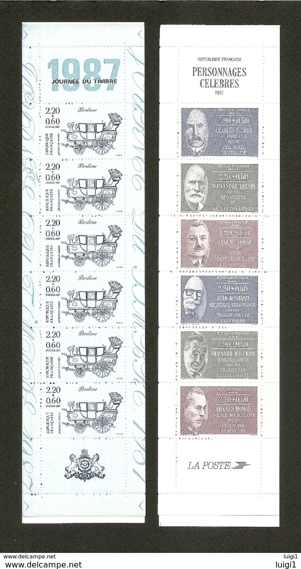 10 ANNEES  COMPLETES  FRANCE  1980-1989  Neuves ( AVEC les carnets et feuillets à partir de 1985)  - TB