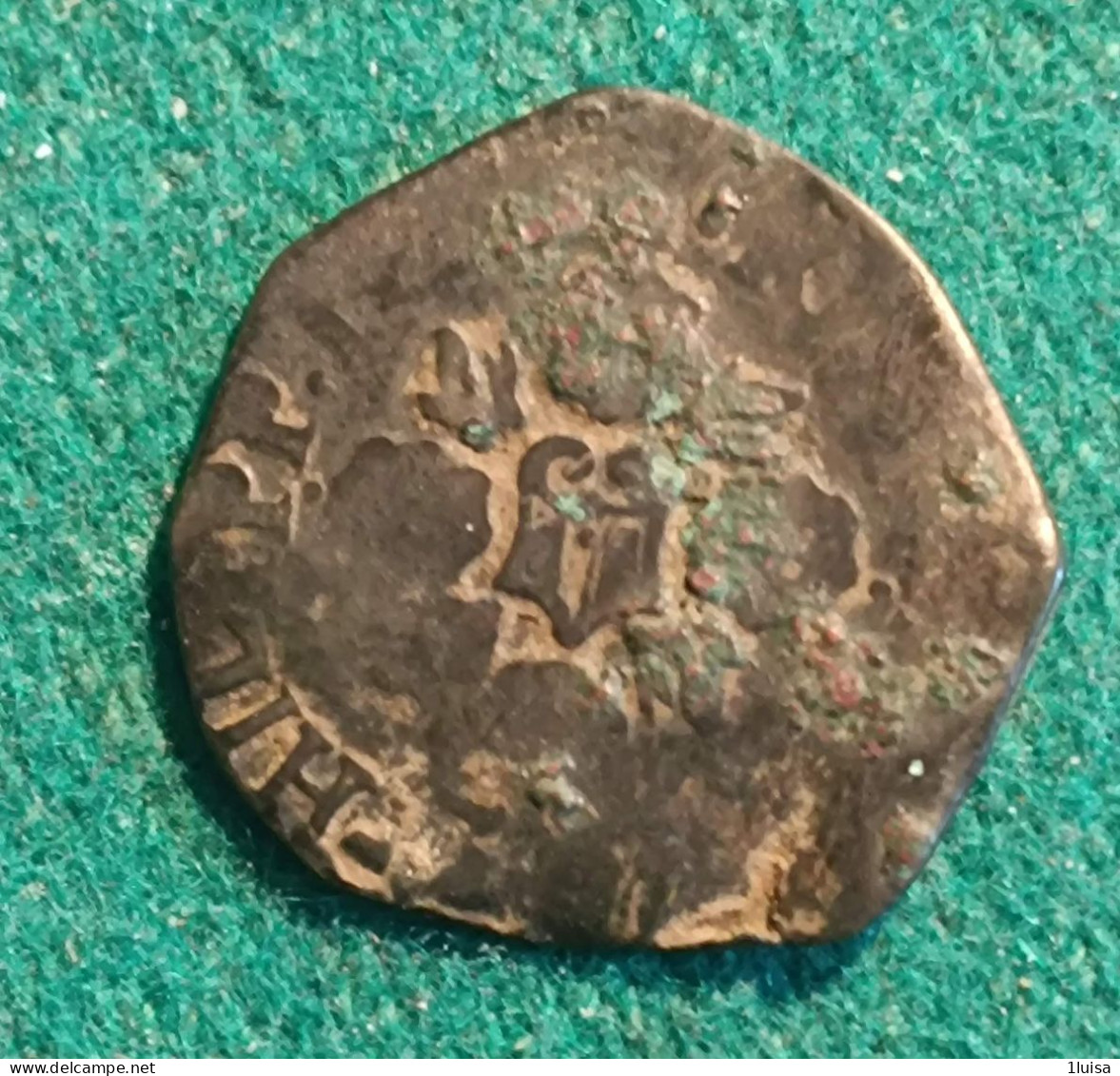 1 Tornese 1609 Filippo III° - Two Sicilia