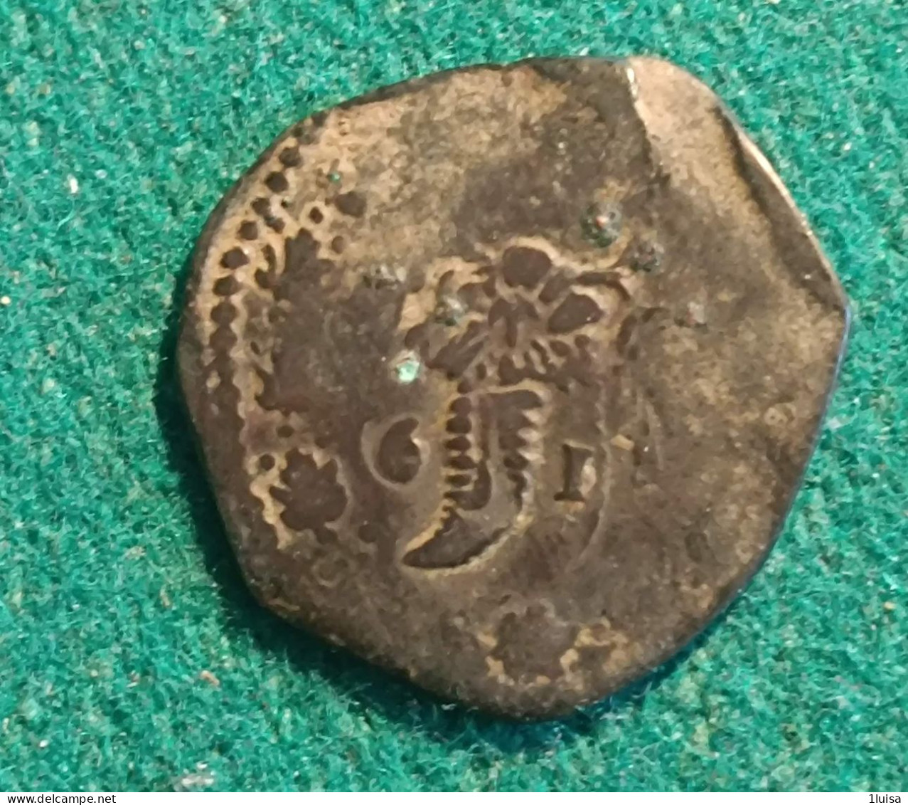 1 Tornese 1609 Filippo III° - Two Sicilia