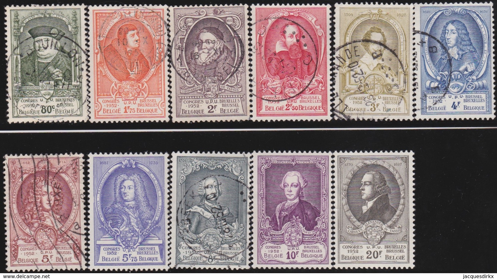 Belgie  .   OBP   .       880/890 (zonder 891 )        .   O / *   .     Gebruikt En Ongebruikt - Neufs