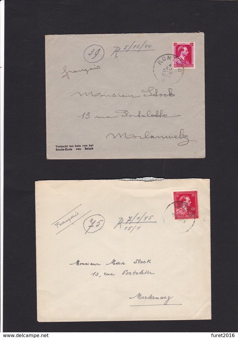 LOT De 18 Lettres ( Enveloppes ) LEOPOLD III - 1934-1935 Léopold III
