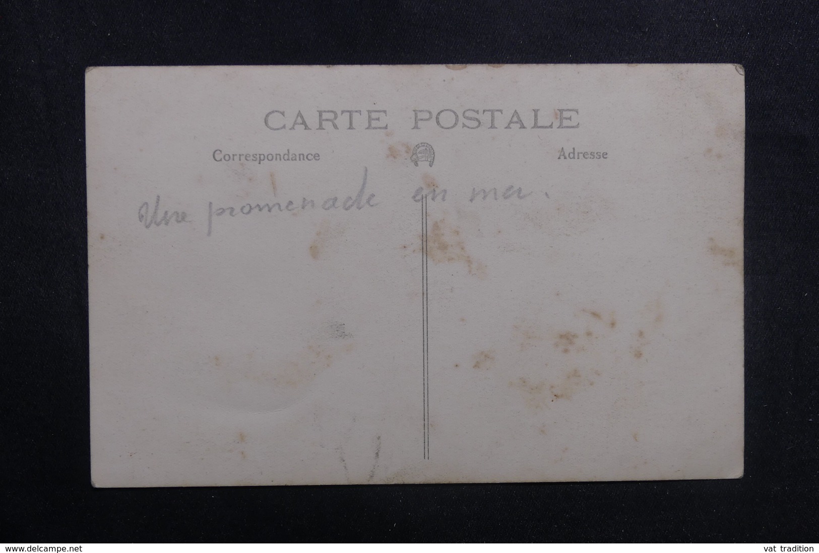 FRANCE - Carte Postale Photo - Groupe De Personnages à Bord D'un Bateau  - L 40994 - A Identifier