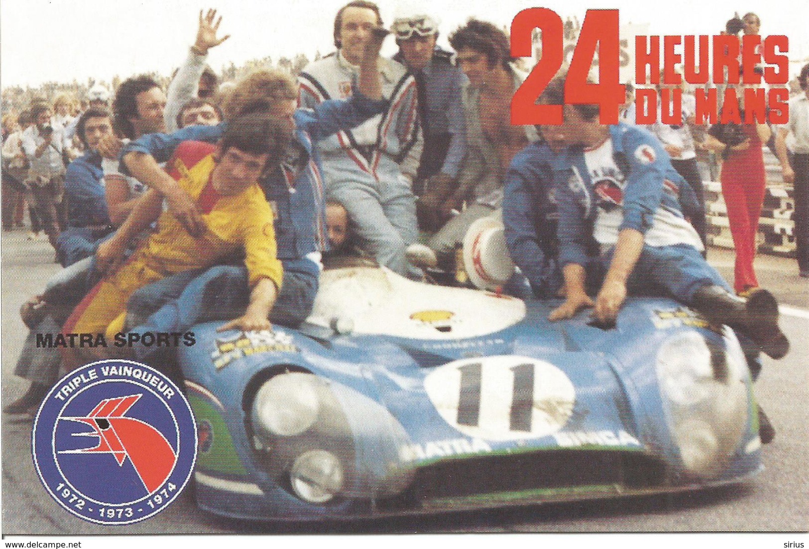 CP AUTOMOBILE " 24 HEURES DU MANS - MATRA SPORTS - Le Mans