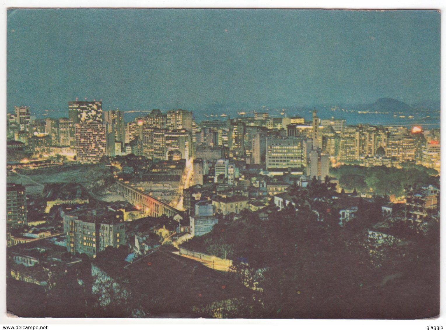 °°° 13768 - BRASIL - RIO DE JANEIRO - THE CITY AT NIGHT - 1967 °°° - Rio De Janeiro