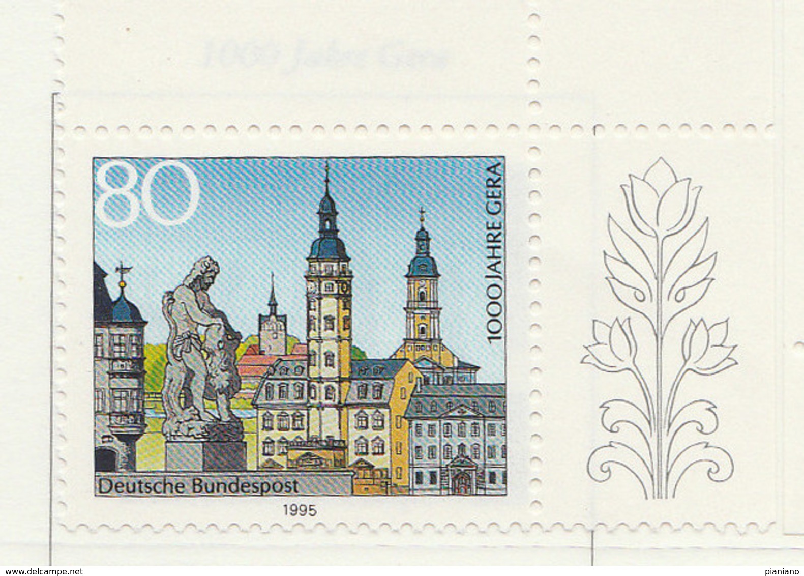 PIA - GER- 1995 : Millenario Della Città Di Gera  -  (Yv 1604) - Unused Stamps