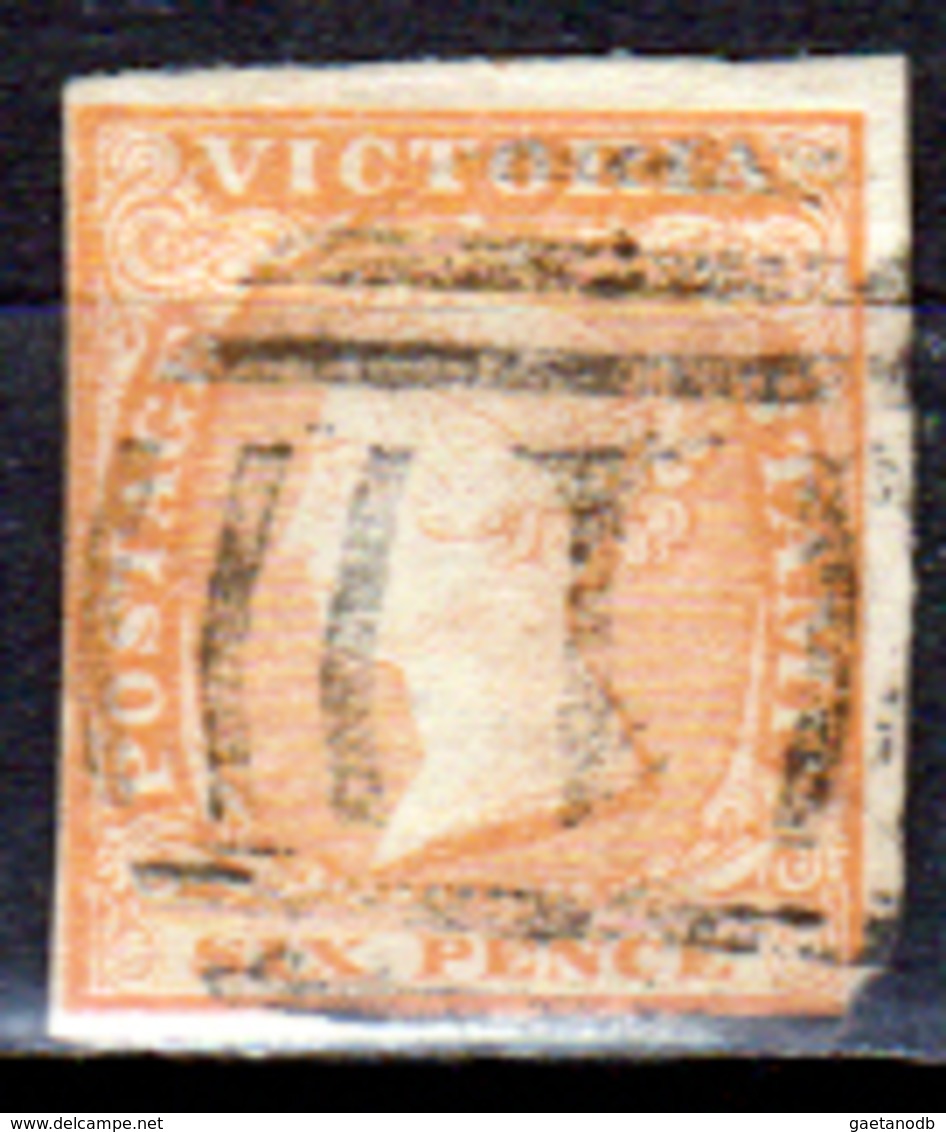 Victoria-0002 - Emissione 1854-58 (o) Used - Senza Difetti Occulti. - Altri & Non Classificati