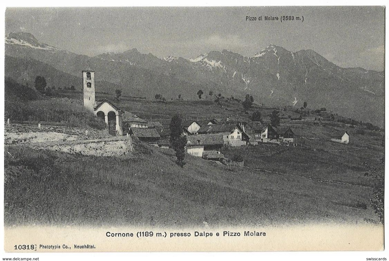 CORNONE Presso Dalpe E Pizzo Molare ~1910 - Dalpe