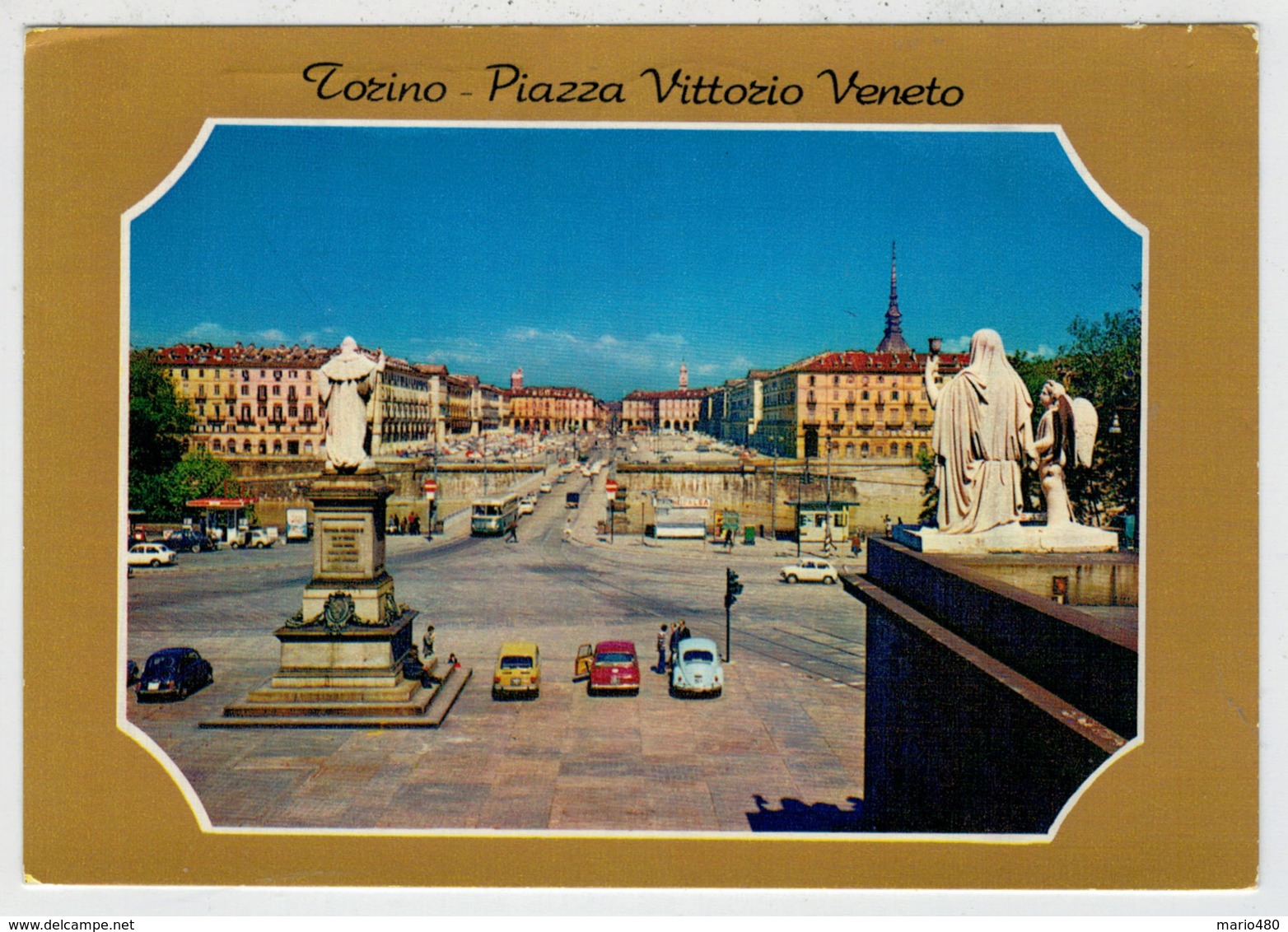 TORINO   PIAZZA  VITTORIO  VENETO               (VIAGGIATA) - Parken & Tuinen