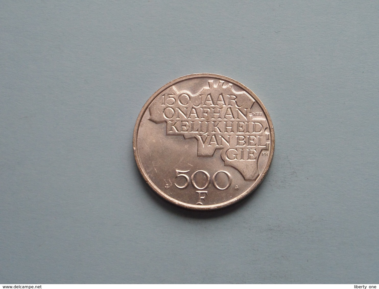 1980 VL - 500 FRANK - Morin 801 ( UNCLEANED COIN - For Grade, Please See Photo ) ! - 500 Francs