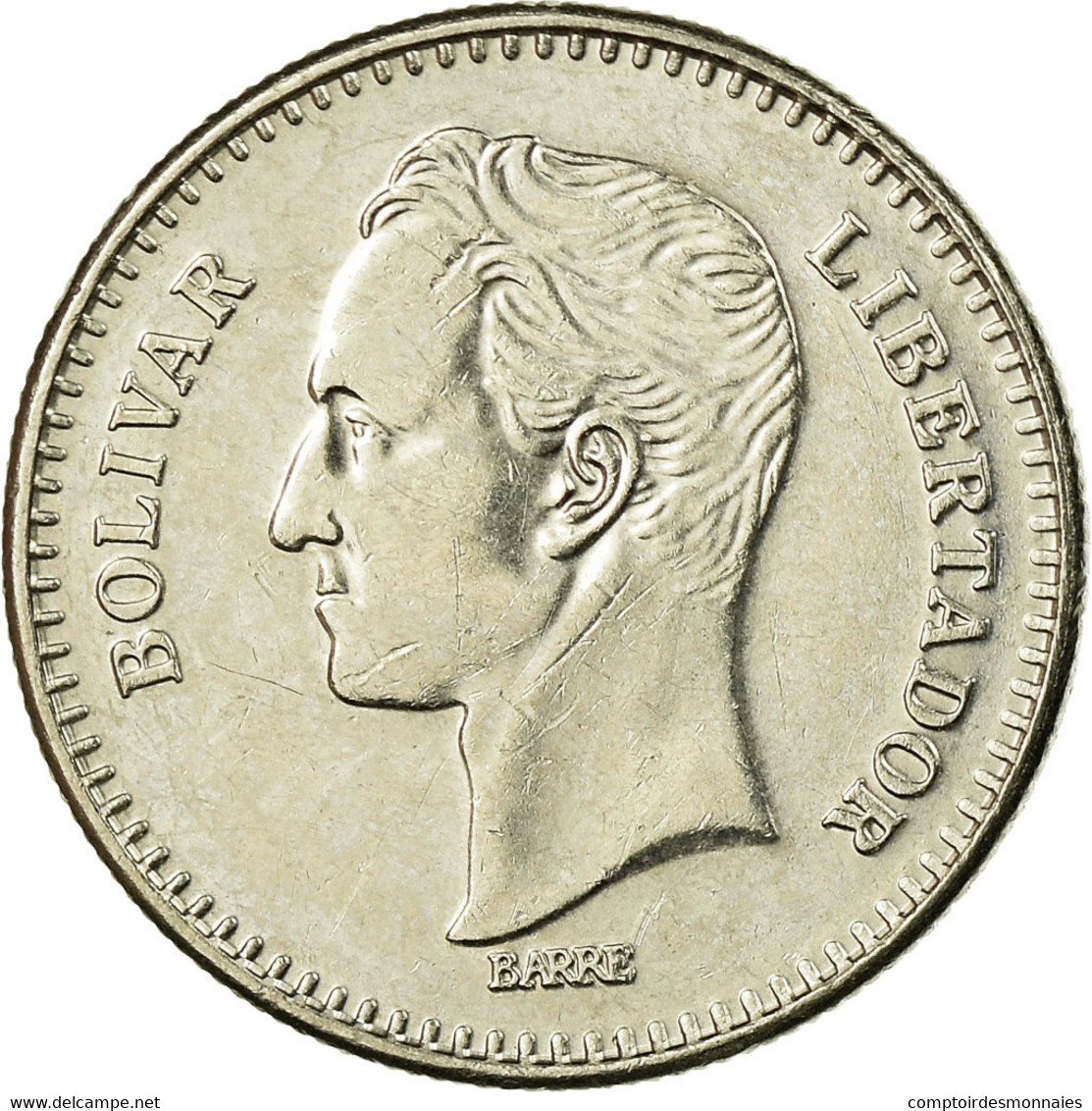 Monnaie, Venezuela, 25 Centimos, 1987, Werdohl, TTB, Nickel, KM:50.2 - Venezuela