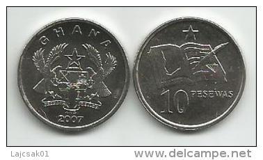 Ghana 10 Pesewas 2007. UNC - Ghana